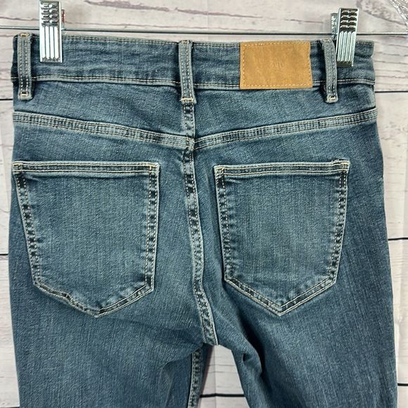 Zara Womens Jeans size US 2 Blue High Rise Skinny inseam 26.5 stretch - Picture 5 of 8